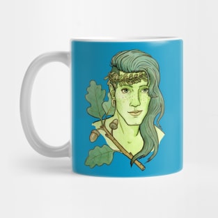 Crowned in Green Mug